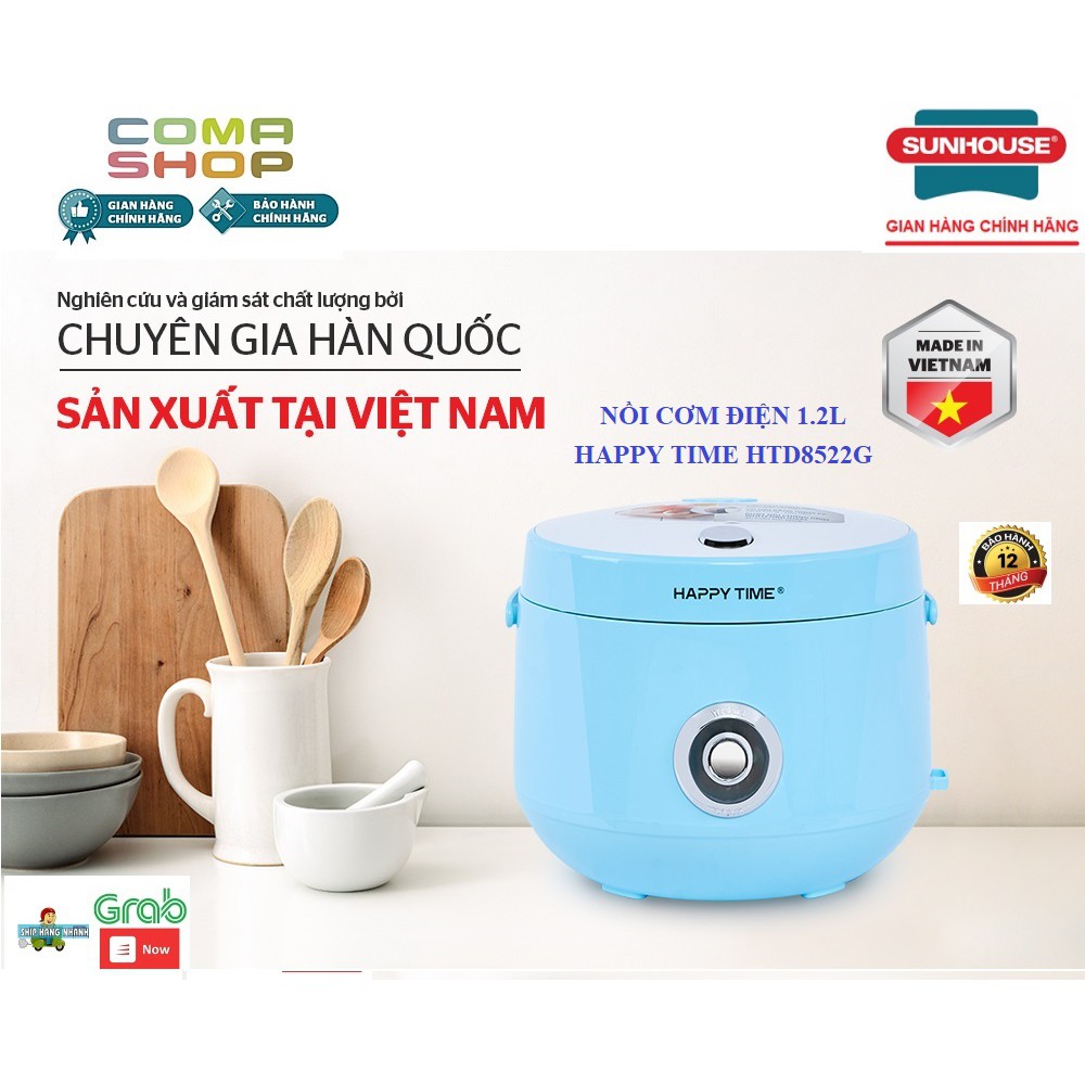 HTD8521P - NỒI CƠM ĐIỆN SUNHOUSE HAPPY TIME 1.8L CHỐNG DÍNH – BẢO HÀNH CHÍNH HÃNG 12 THÁNG