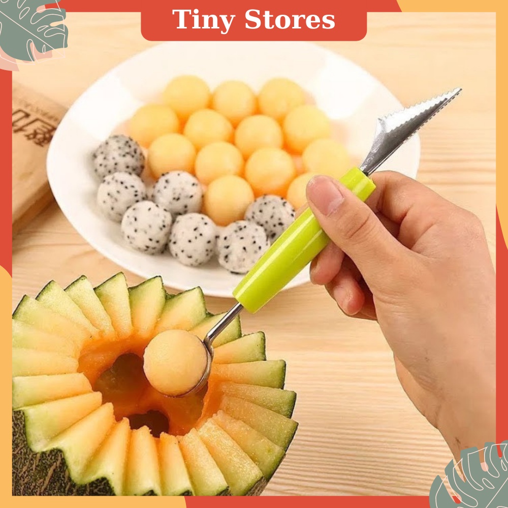 Dụng Cụ Gọt Tỉa Trái Cây 2 Đầu, Dao Cắt Tỉa Đa Năng Hoa Qủa