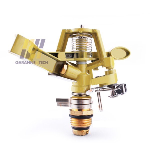 Đầu Phun Nước Cánh Đập Phun Xoay 360° Điều Chỉnh Được Góc Phun, Chất Liệu Hợp Kim Kẽm Cao Cấp