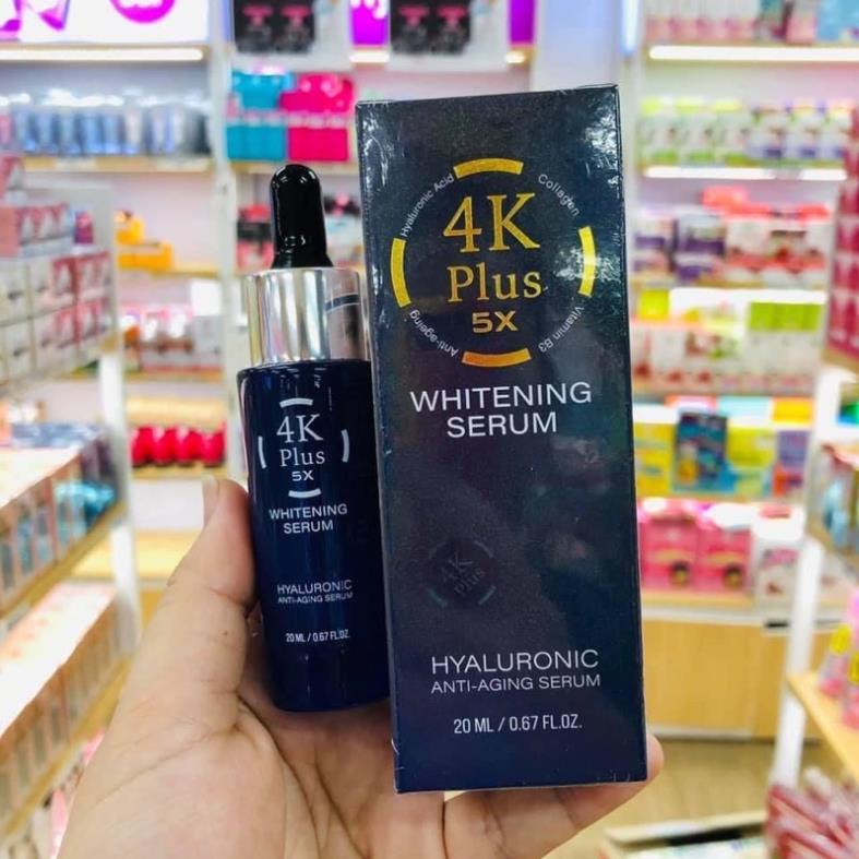 Siêu rẻ 01 Chai Serum 4K Plus5x WHITENING 20ml Chính Hãng Thái Lan 100%