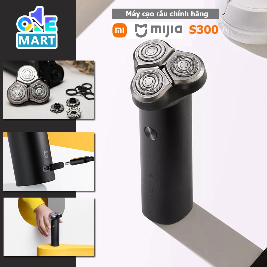 Máy cạo râu Xiaomi Mijia S300 dao cạo đa năng 3 lưỡi kép khẳng định đẳng cấp phái mạnh