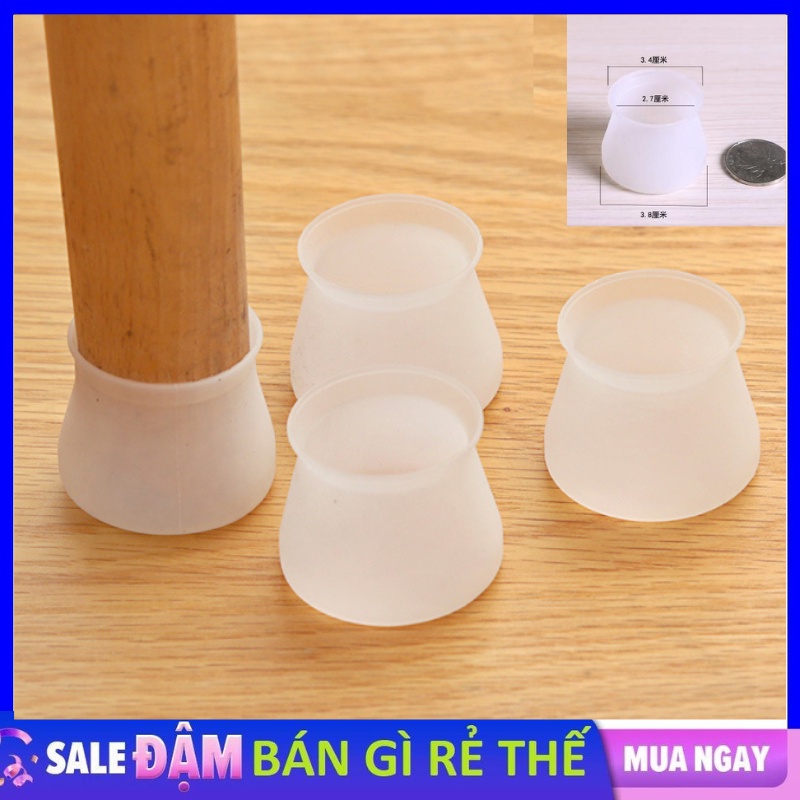 Combo 10 nút sillicon bọc chân bàn/ghế chống trơn, trượt tiện ích mọi nhà