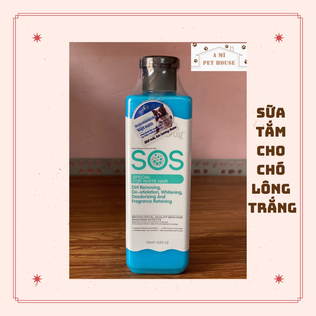 Dầu tắm chó mèo | thú cưng SOS 530ml