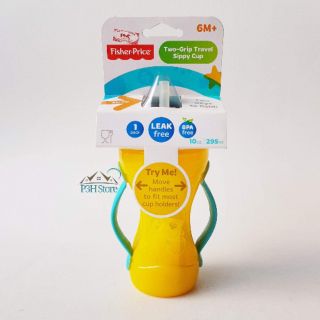Bình tập uống có ống hút Fisher Price 295ml Y3542