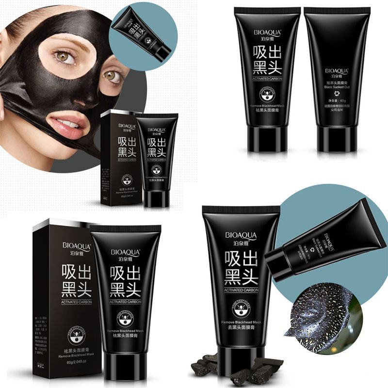 Mặt nạ bùn đen BIOAQUA xóa mụn và mụn đầu đen
