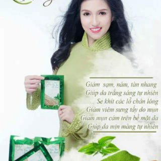 Bột cám gạo trà xanh