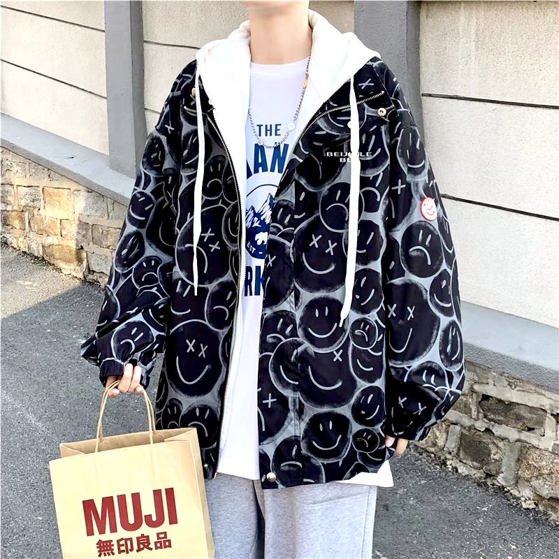 Áo khoác hai lớp bên trong lót nỉ bên ngoài vải gió cao cấp