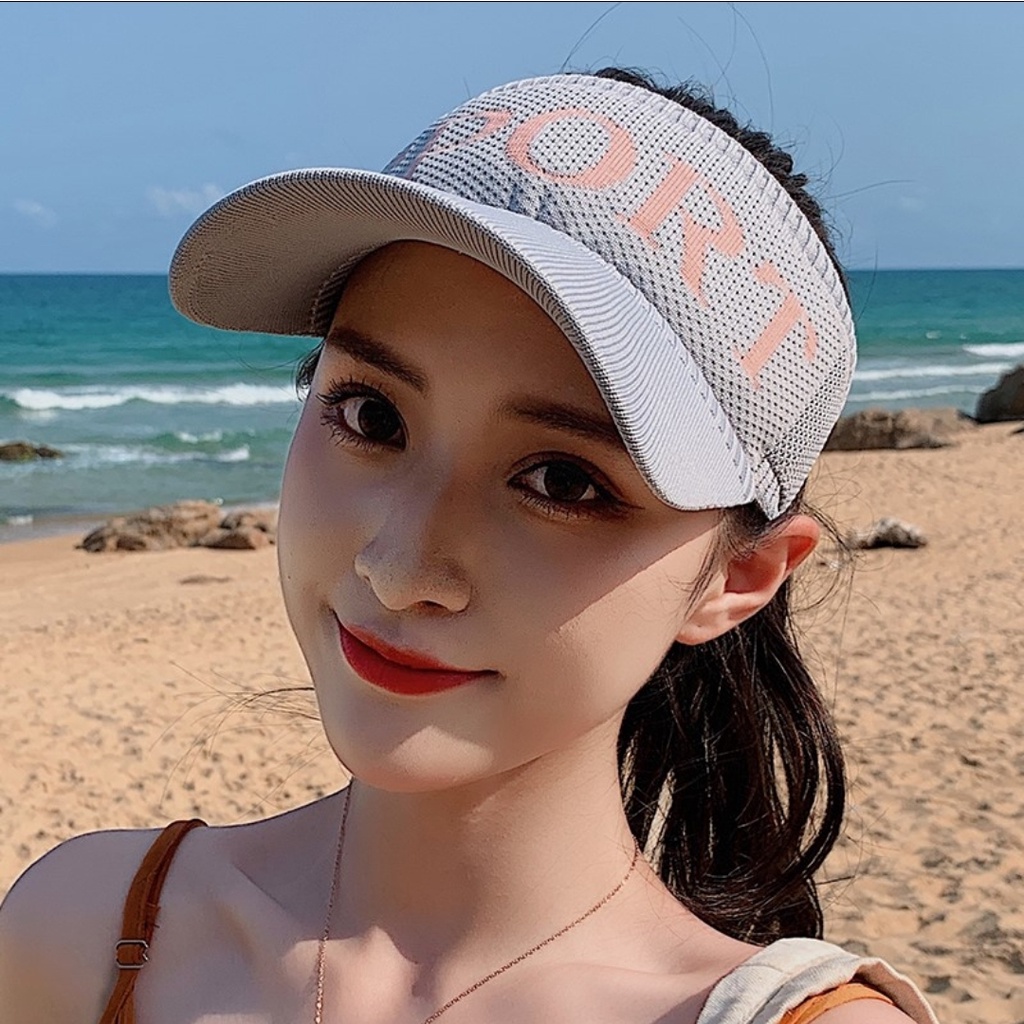 Mũ Lưỡi Trai Hở Chóp Thời Trang Nam Nữ Đi Biển Đi Du Lịch Dã Ngoại Siêu Ngầu