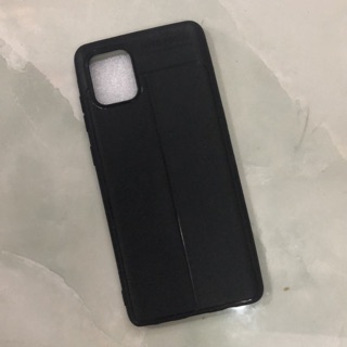 SAMSUNG NOTE 10 LiTE - Ốp lưng nhựa đen trơn cực đẹp