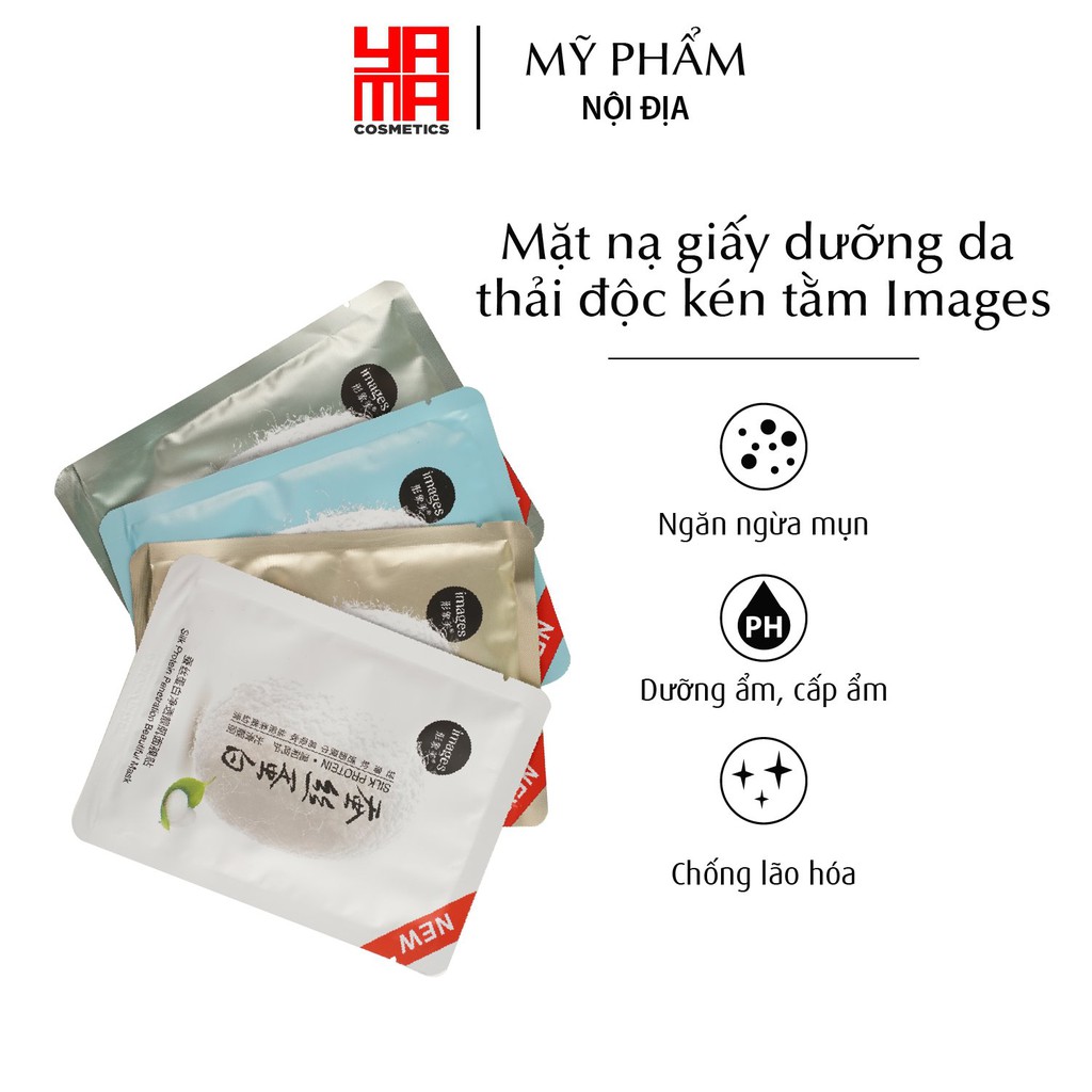 [RẺ VÔ ĐỊCH] Mặt nạ giấy dưỡng da mụn cấp ẩm thải độc kén tằm Images | BigBuy360 - bigbuy360.vn