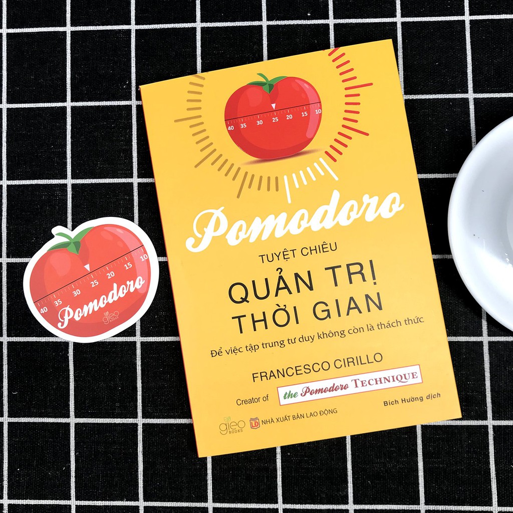 Sách - Pomodoro - Tuyệt Chiêu Quản Trị Thời Gian - Để Việc Tập Trung Tư Duy Không Còn Là Thách Thức (Kèm Bookmark)