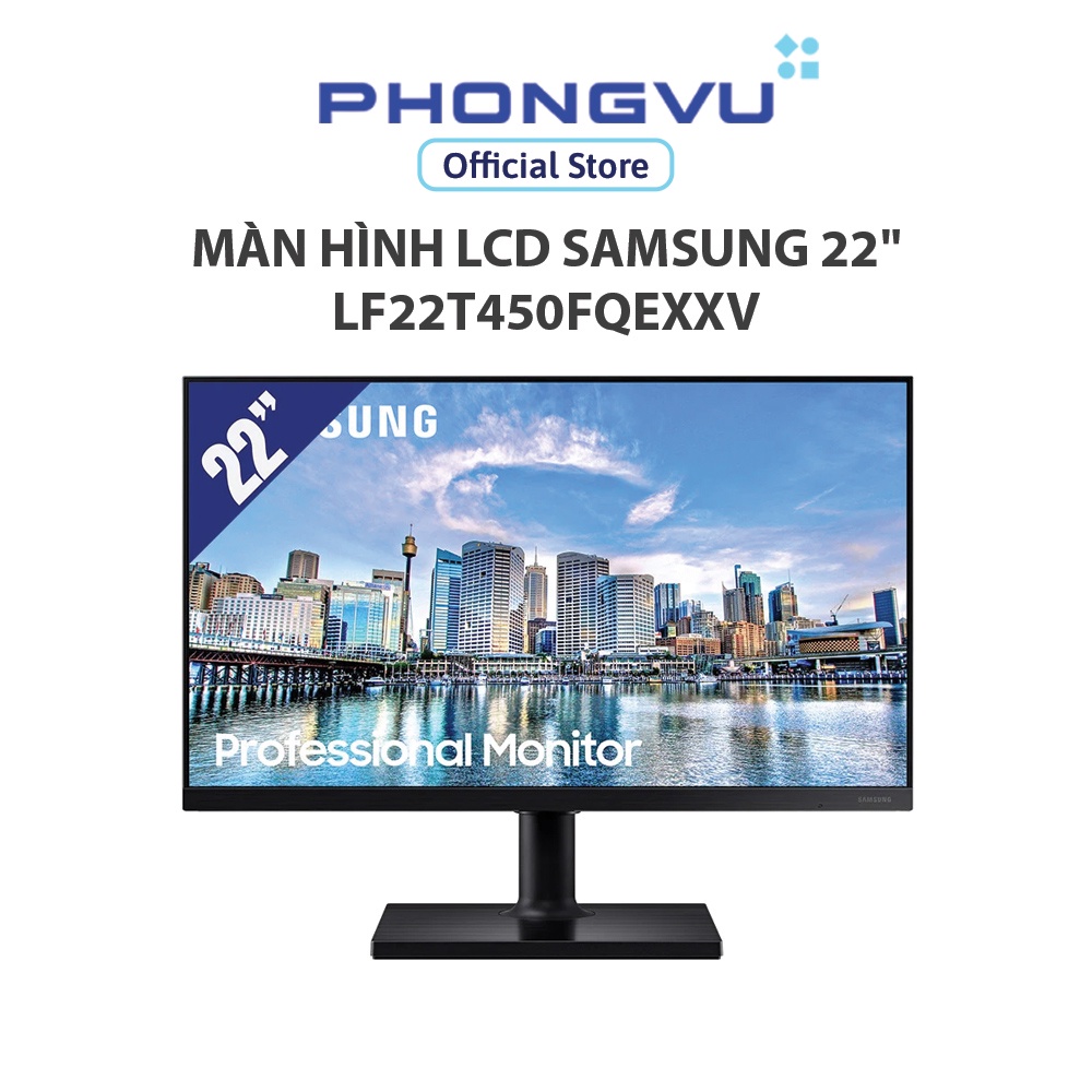 Màn hình LCD Samsung 22" LF22T450FQEXXV (1920x1080, IPS, 75Hz, 5ms) - Bảo hành 24 tháng