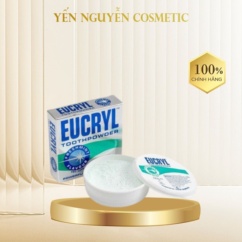 Bột Tẩy Trắng Răng Eucryl 50g UK