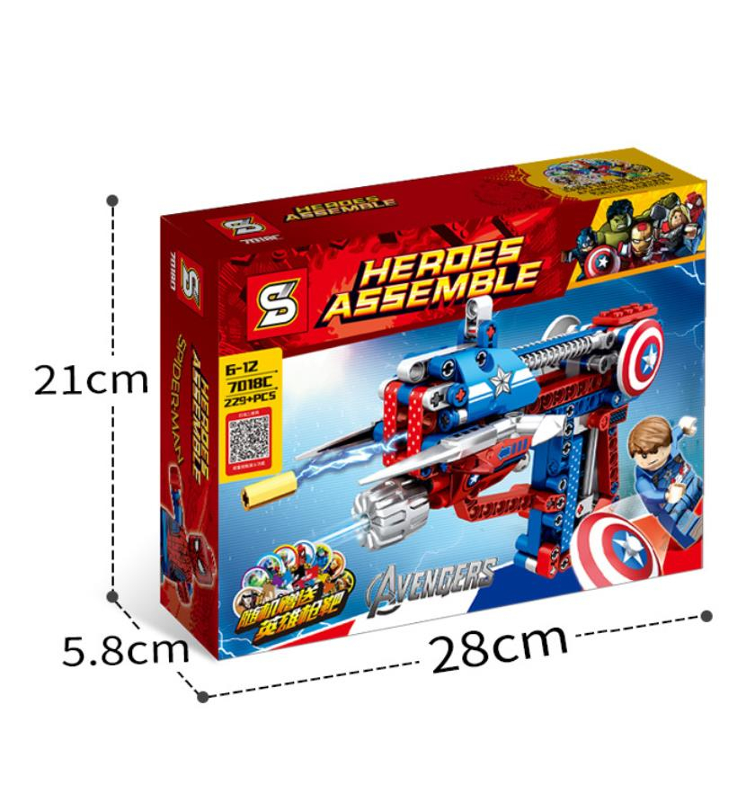 Bộ Lắp Ghép Lego Biệt Đội Siêu Anh Hùng Avengers 4
