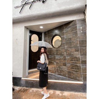 Áo gile len trơn cổ tròn basic