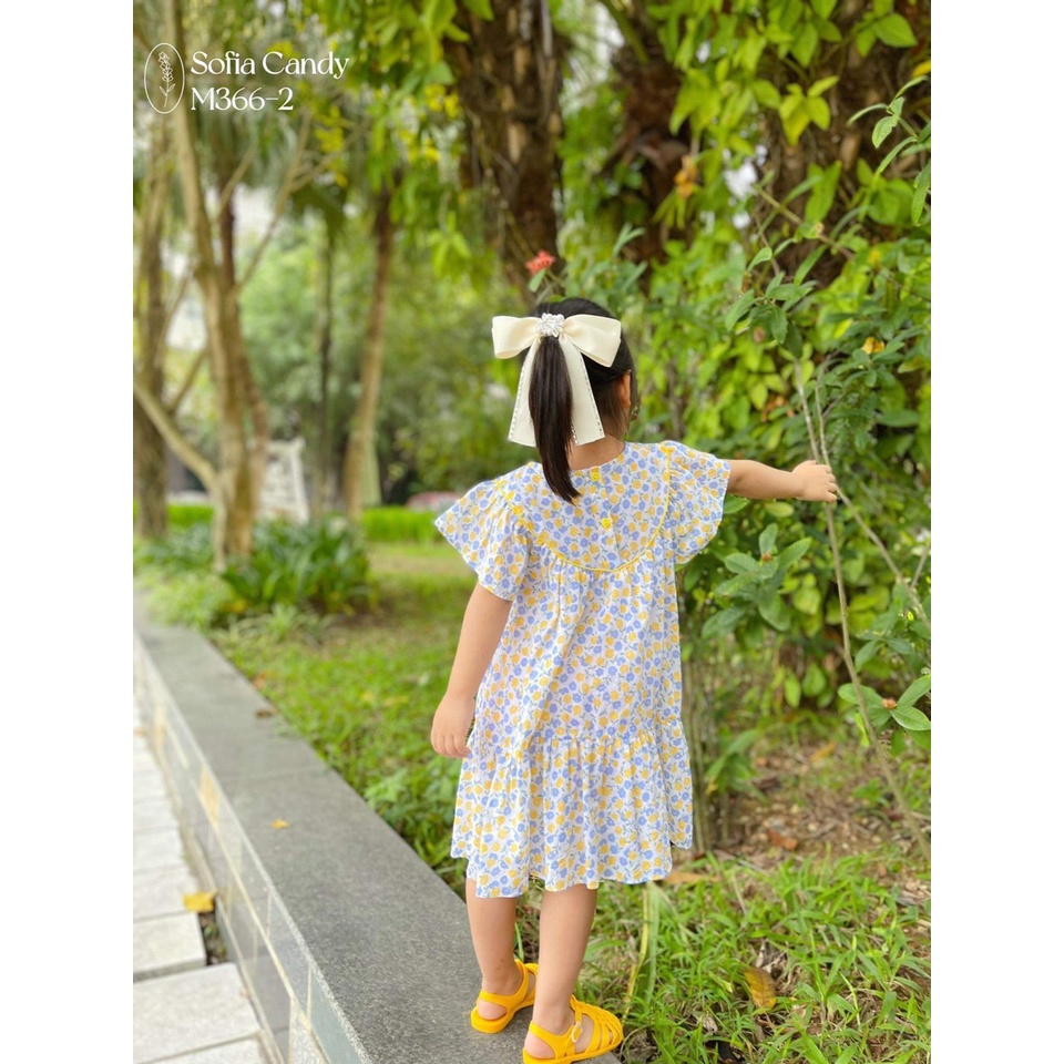 ( Ảnh Thật) Váy, đầm bé gái mùa hè ,Váy Hoa nhí tiểu thư cánh tiên dễ thương cho bé size 10-40kg