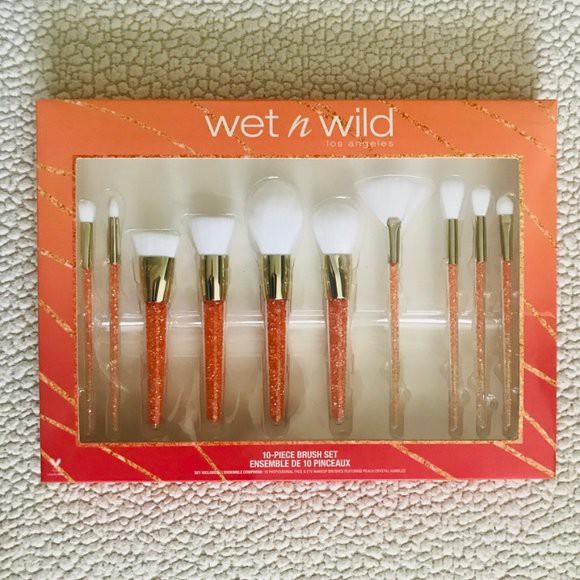 (Bill Mỹ ảnh cuối) Tách Set Bộ, Set Cọ Wet N Wild WNW 10 Cây Ensemble De 10 Pinceaux Holiday Limited Edition