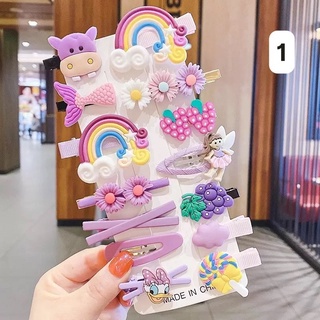 Set 28 Cặp Tóc Cầu Vồng Ngọt Ngào 🌈🌈