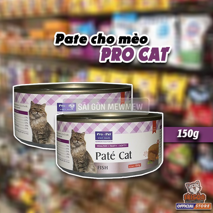 PATE LON CHO MÈO PRO CAT 150gr