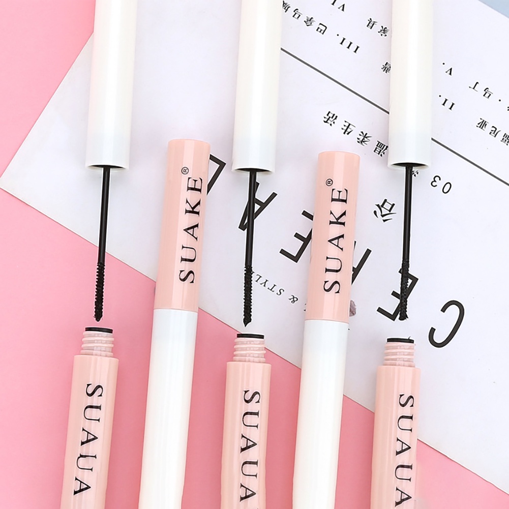 Suake Mascara Mini Mỹ Bàn Chải Mascara Tự Nhiên Mỏng Lâu Mascara Chống Thấm Nước