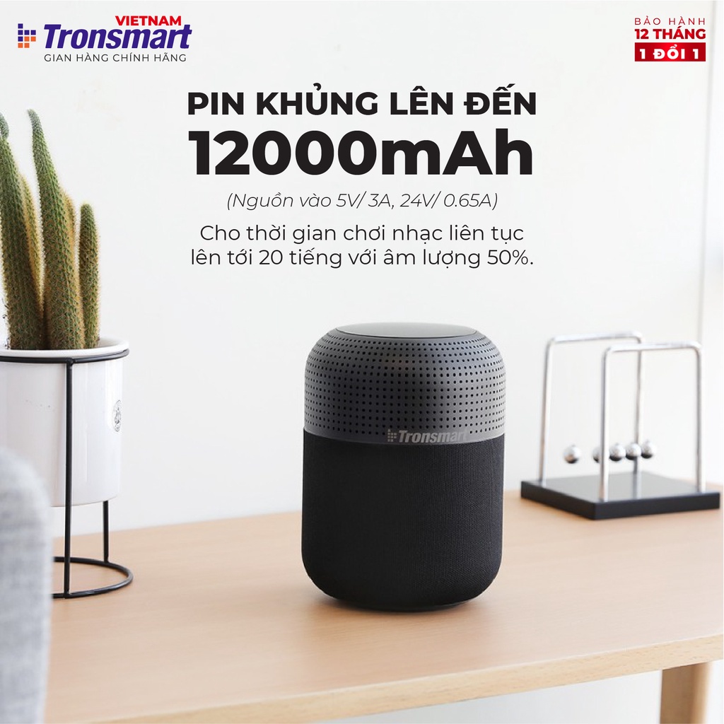 Loa Bluetooth Chống Nước IPX5 Công Suất 60W Âm Thanh Vòm 360° Element T6 Max TM-365144