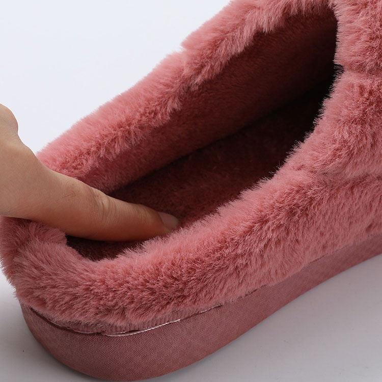 Dép lông nam nữ cao cấp đi trong nhà văn phòng thời trang, dép bông đế cao su nhẹ chống trơn trượt - Mã SN