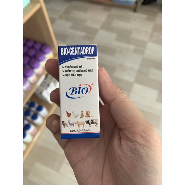 Nước- Thuốc nhỏ mắt bio cho chó mèo
