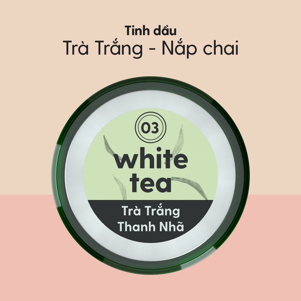 Tinh Dầu Trà Trắng Organic Thiên Nhiên Nguyên Chất Đậm Đặc Xông Thơm Phòng, Làm Nến Thơm HENY GARDEN