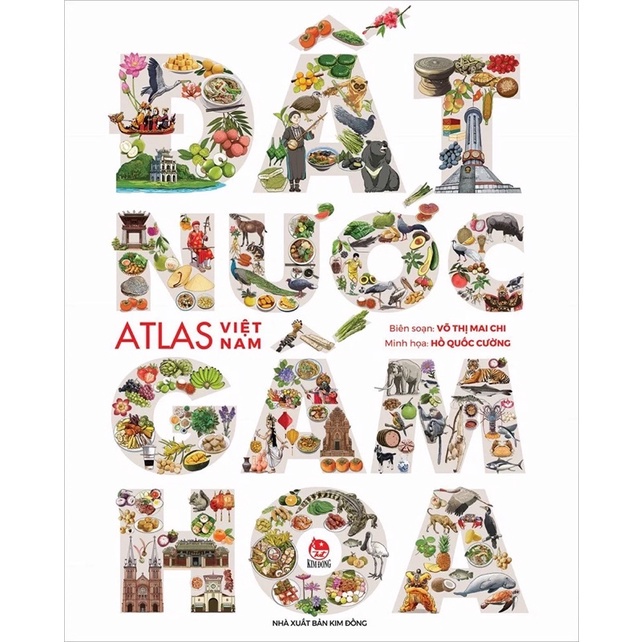 Sách - Đất nước gấm hoa - Atlas Việt Nam