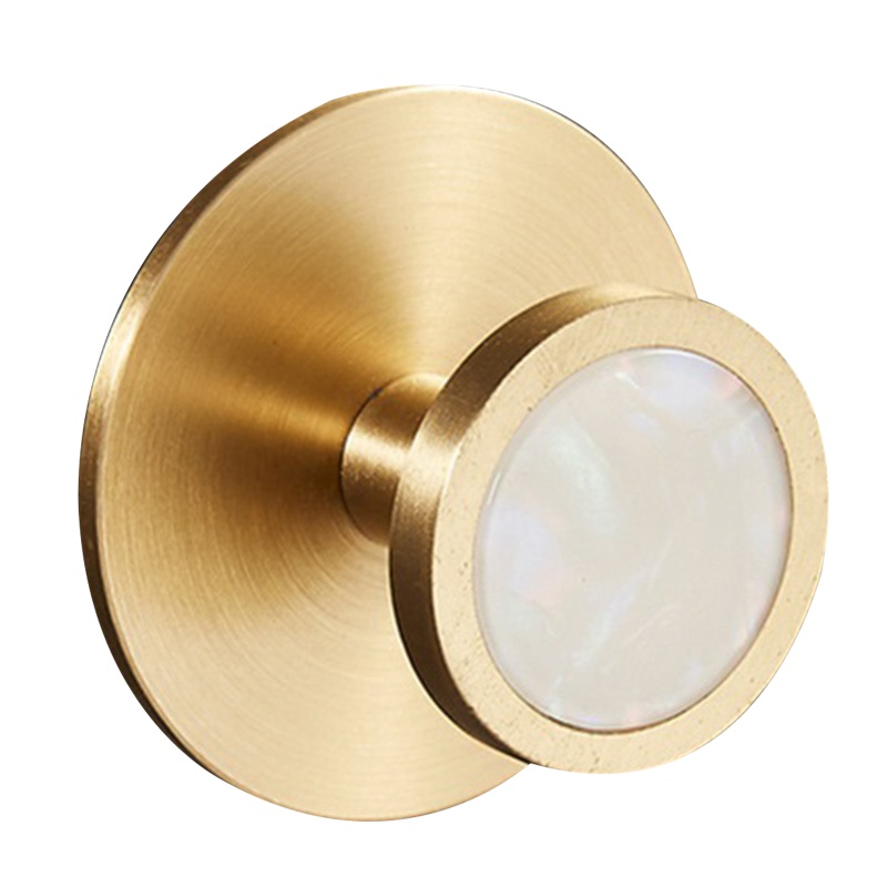 Móc Treo Khăn Bằng Đồng Thau Dán Tường Tiện Dụng Cho Nhà Tắm / Gara