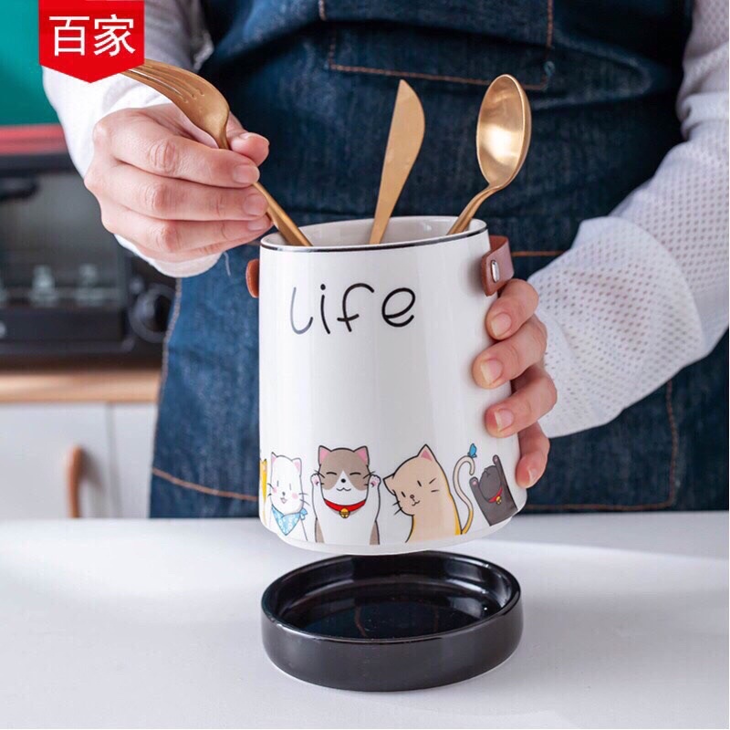 Ống đũa gốm sứ