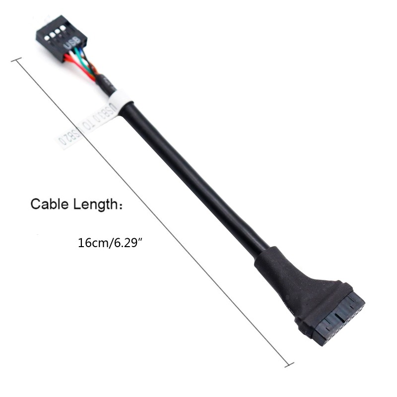 Set 5 Cáp Chuyển Đổi Usb 3.0 20 Pin Female Sang Bo Mạch Chủ Usb 2.0 9 Pin Male | BigBuy360 - bigbuy360.vn