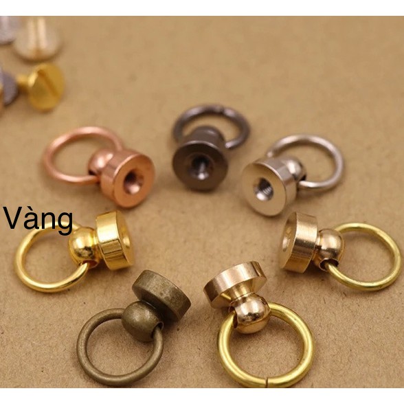 Vít móc xoay - phụ kiện làm đồ da thủ công