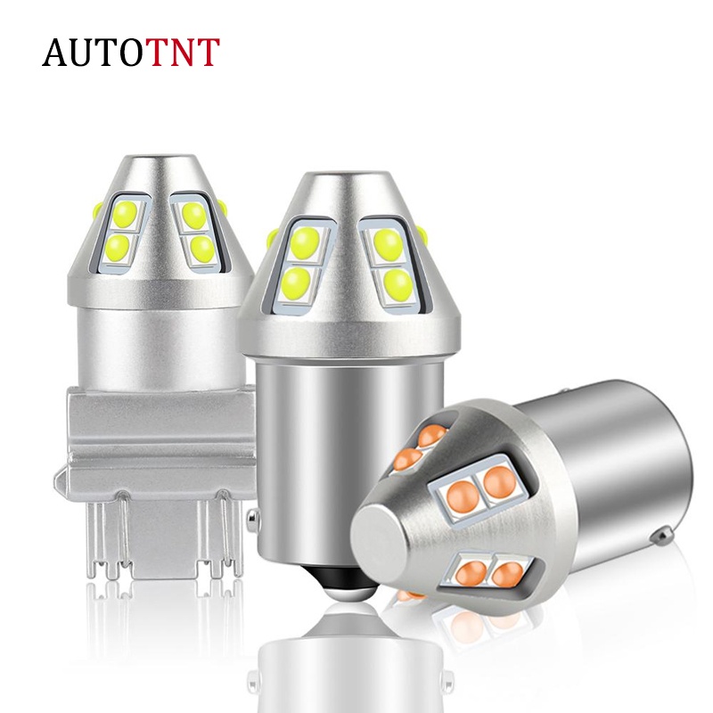 Đèn LED Xi Nhan Bóng LED 1156 T20 W21/5W 7443 W21W 7440 PY21W P21W Ba15D BA15S Baau15S Cho Xe Hơi