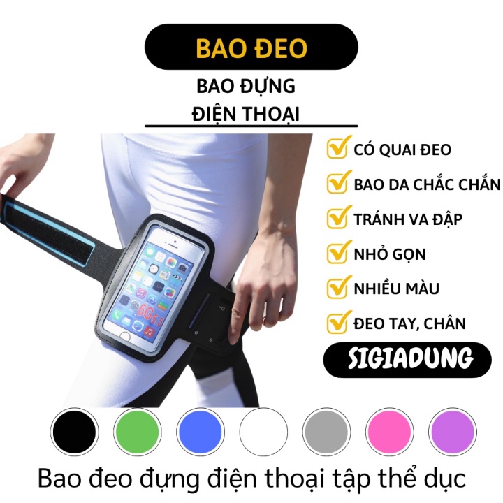 [SGD] Túi Đựng Điện Thoại Chạy Bộ - Bao Đeo Tay Điện Thoại Tập Thể Dục Chắc Chắn 5473