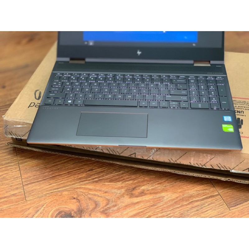 Máy tính HP Spectra 15 i7 8550 16Gb SSD 512Gb MX150 15.6 4K Touch đủ led KB Finger và bút | BigBuy360 - bigbuy360.vn