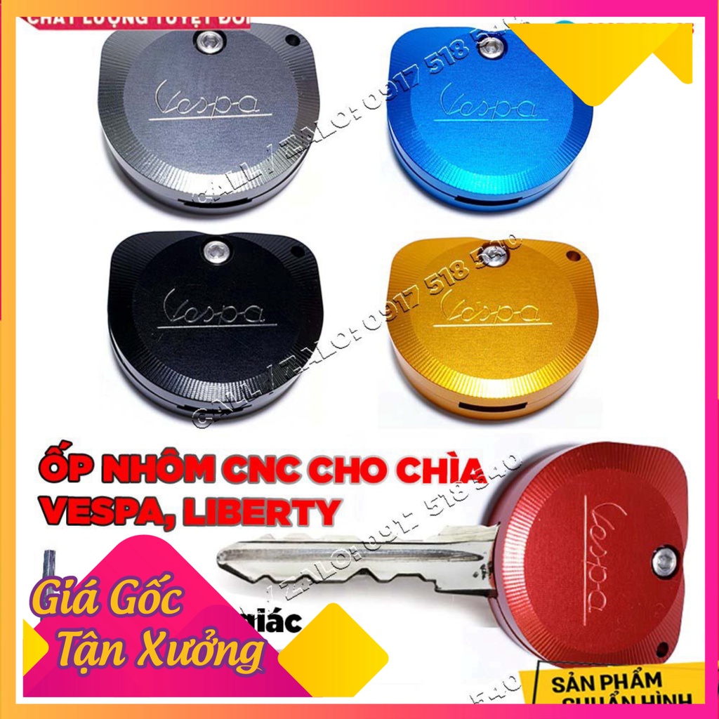 ✅ ỐP CNC CHÌA KHÓA VESPA , LIBETY ( SPIRIT BEAST CHÍNH HÃNG) tặng kèm lục giác ✅ (Ảnh Sp thật)