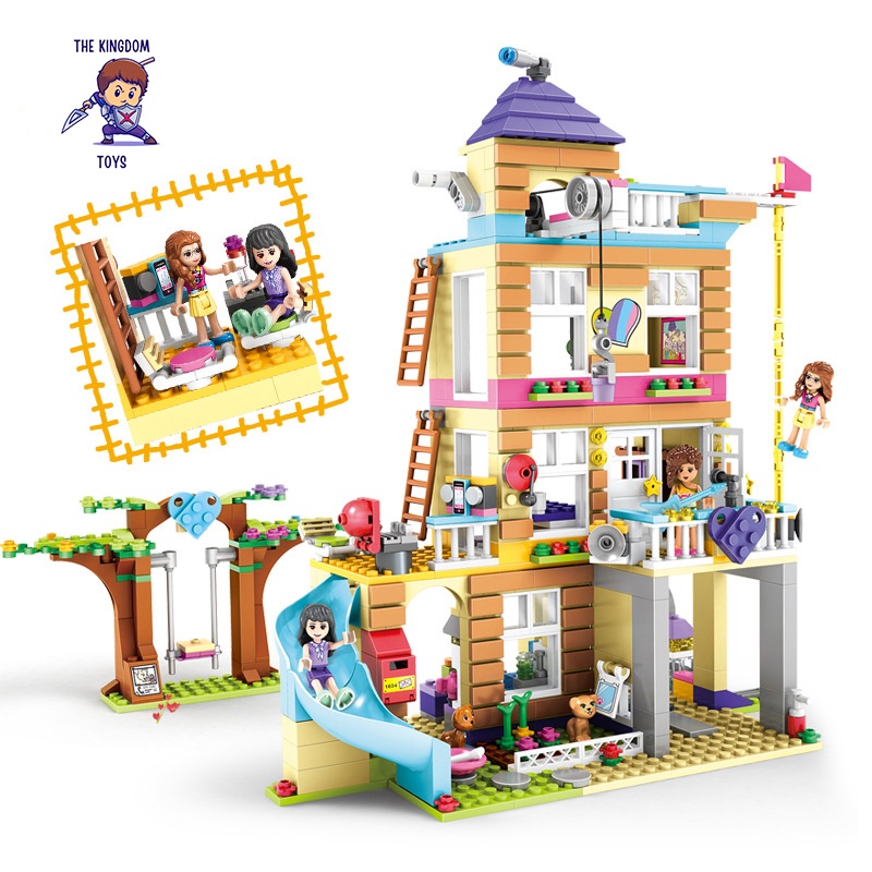 Đồ Chơi Lắp Ráp Friends Mô Hình Ngôi Nhà Tình Bạn Emma Olivia Và Andrea Đồ Chơi Bé Gái 3012