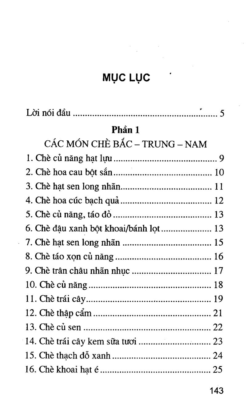 Sách Các Món Chè Và Bánh Truyền Thống (Tái Bản)