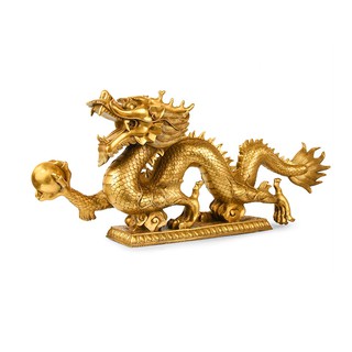 Tượng rồng bằng đồng thau cỡ tiểu