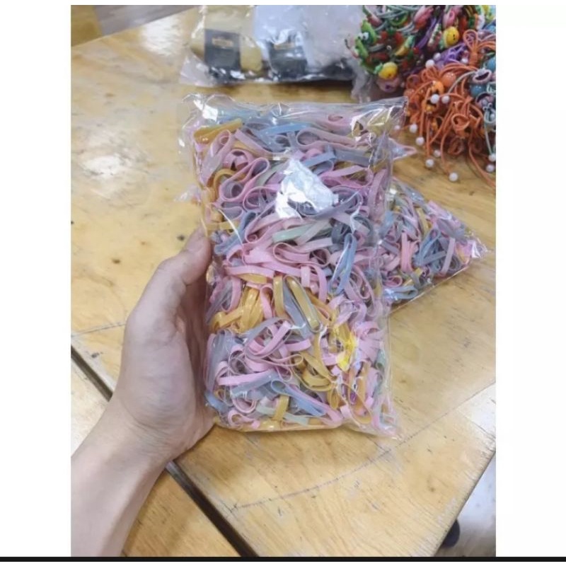 500 sợi thun màu pastel cực ngọt ngào cỡ lớn bảng to