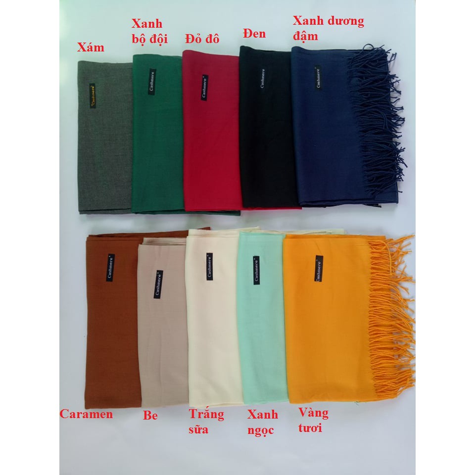 Khăn choàng cổ cashmere nam nữ, mềm mịn