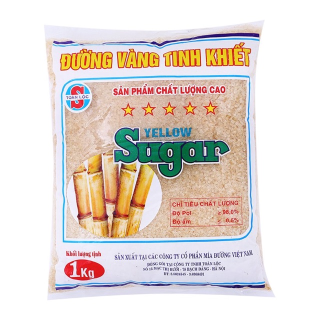ĐƯỜNG KÍNH TRẮNG XUẤT KHẨU/ ĐƯỜNG VÀNG TINH KHIẾT 1KG