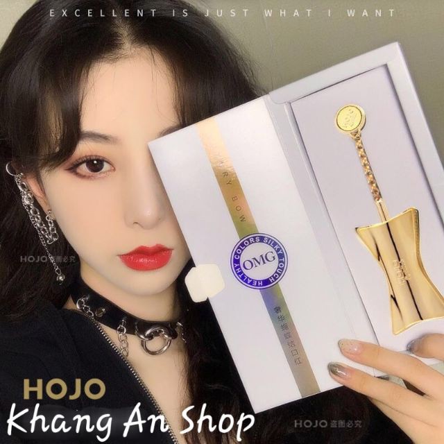 [HOT-New] Son Hojo Luxury Bow Silky Lipstick hình nơ cao cấp kèm hộp