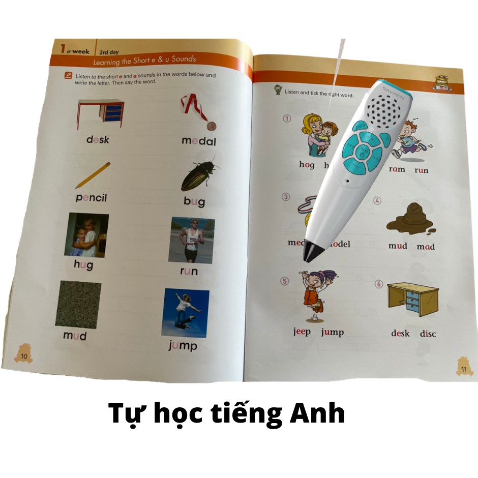 Sản phẩm dùng cho bút chấm đọc tiếng Anh Saypen