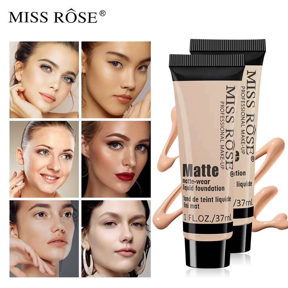 (Hàng Mới Về) Kem Nền Miss Rose 37ml Giúp Dưỡng Ẩm Cao Cấp