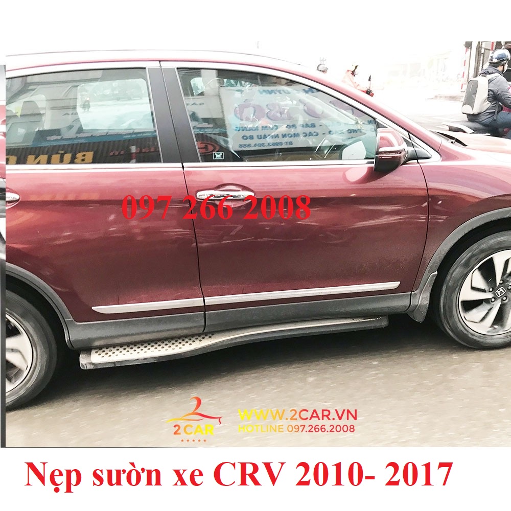 Nẹp Sườn Xe Honda CRV 2010- 2011 2012 2013 2014 2015 2016 2017 Cao Cấp nhất thị trường