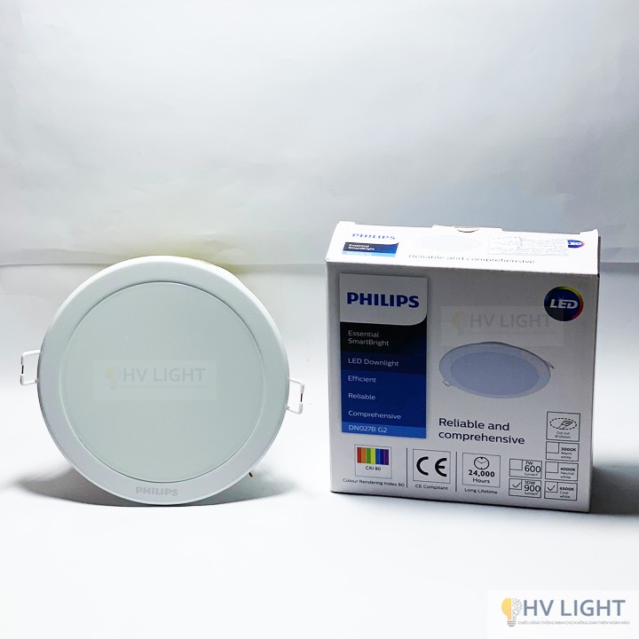 Đèn âm trần PHILIPS LED DN027B G2  - HÀNG CHÍNH HÃNG ( dải công suất rộng , kiểu dáng đa dạng )