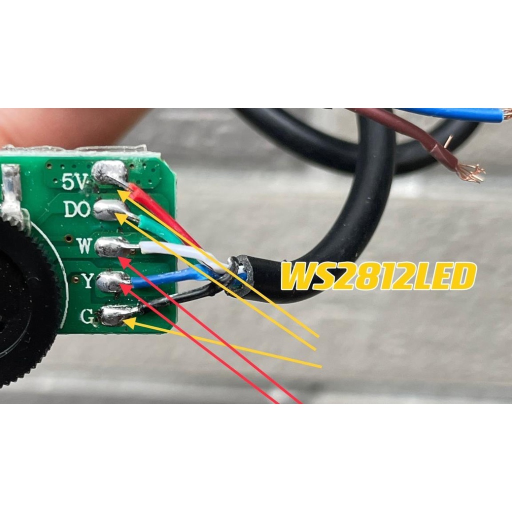 Bộ điều khiển ánh sáng RGB- WS2812 Bộ điều khiển 2812LED 5V