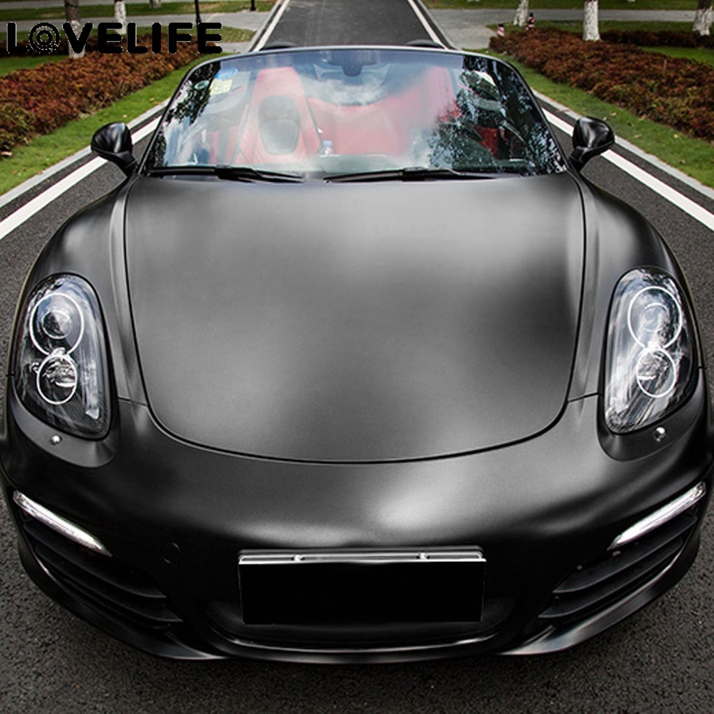 Cuộn Giấy Dán Decal Vinyl Màu Nhám Cho Xe Hơi 10x100cm 30x100cm